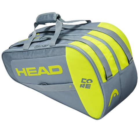 HEAD Combideal | HEAD Evo Extreme padelracket 2024 + HEAD Core Combi Grijs Neon Padeltas 2023