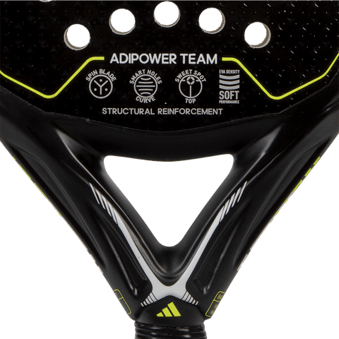 adidas Combideal | adipower Team padelracket 2023 + adidas padeltas PROTOUR 2023 - Zwart/Geel + adidas padelgrips 3 stuks zwart - PadelAmigos