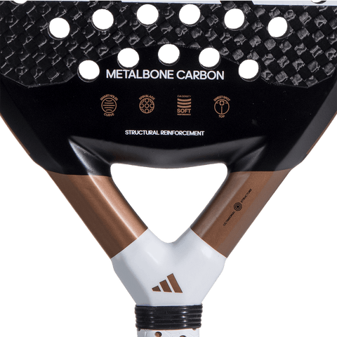 adidas Combideal | Metalbone CARBON 6K padelracket 2023 + adidas padeltas CONTROL 3.2 2023 - Zwart/Brons + adidas padelgrips 3 stuks zwart - PadelAmigos