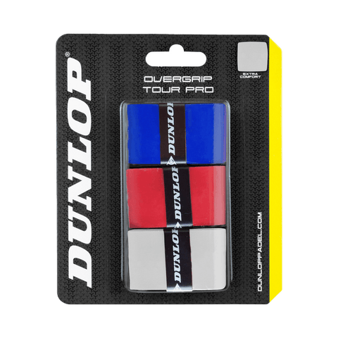 Dunlop Padel Overgrip Tour Pro - Mix - 3 stuks - PadelAmigos