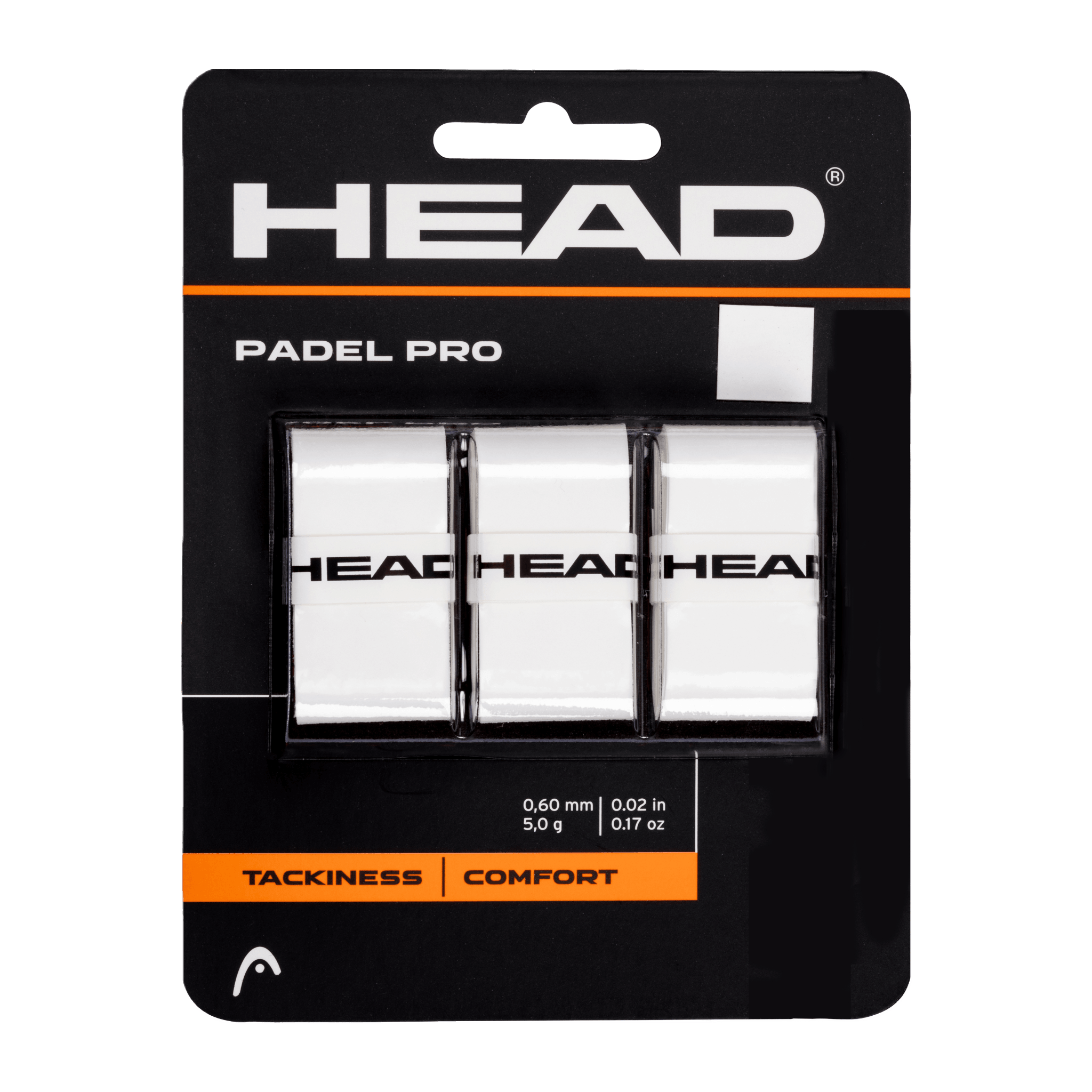 HEAD Padel Pro 3 pcs Pack overgrip wit - PadelAmigos