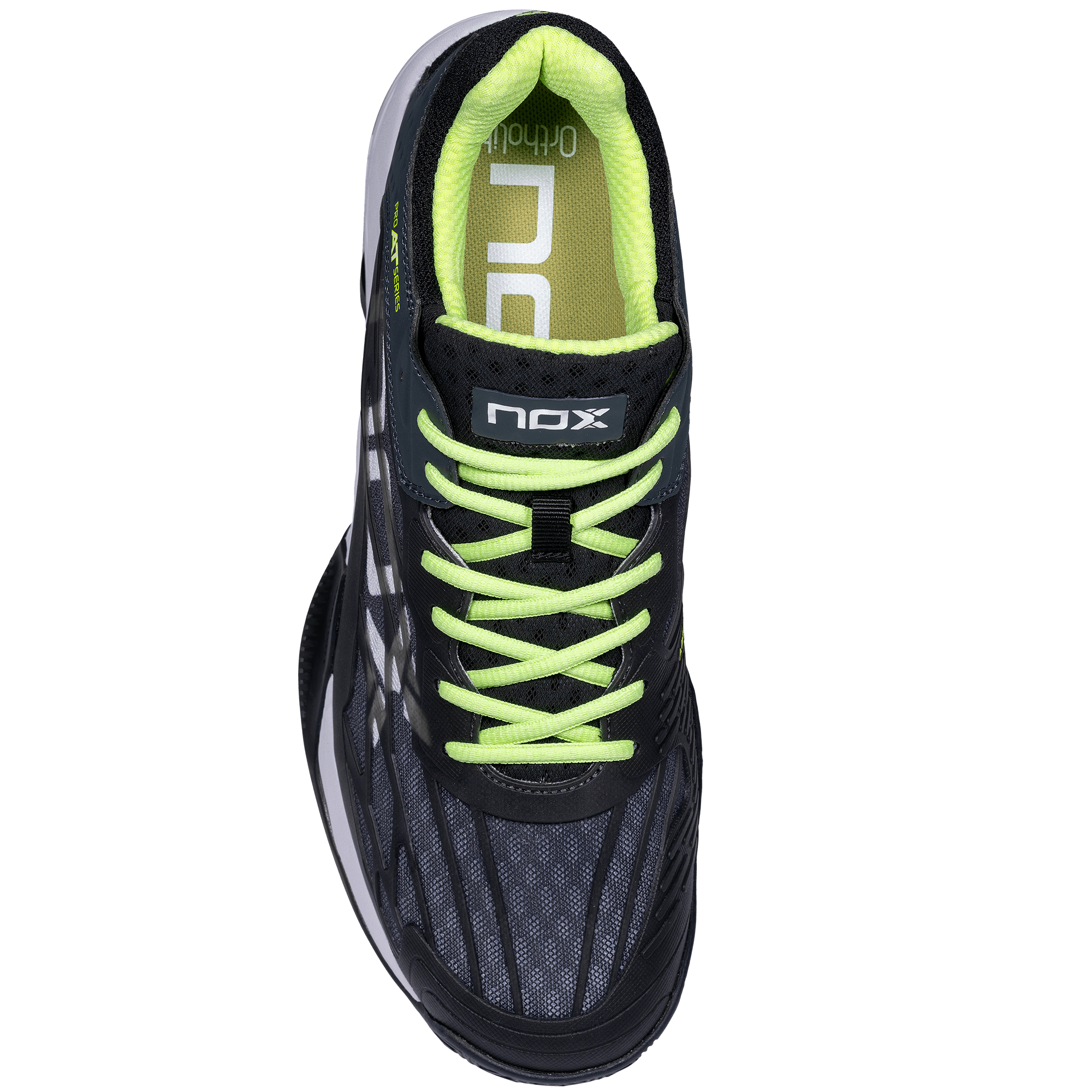 NOX AT10 Lux zwart / groen / grijs padelschoenen 2023 - PadelAmigos